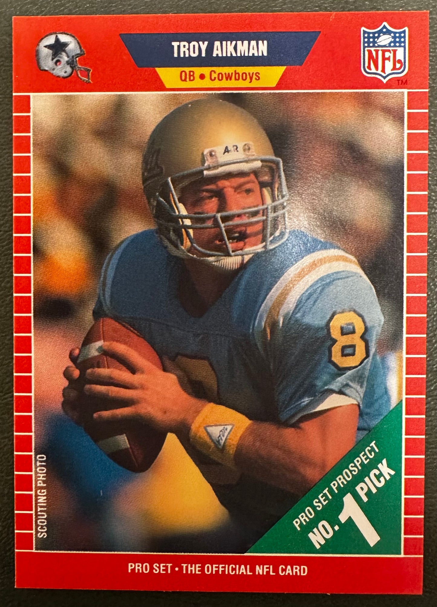 Pro Set 1989 Brett Favre rookie card #490