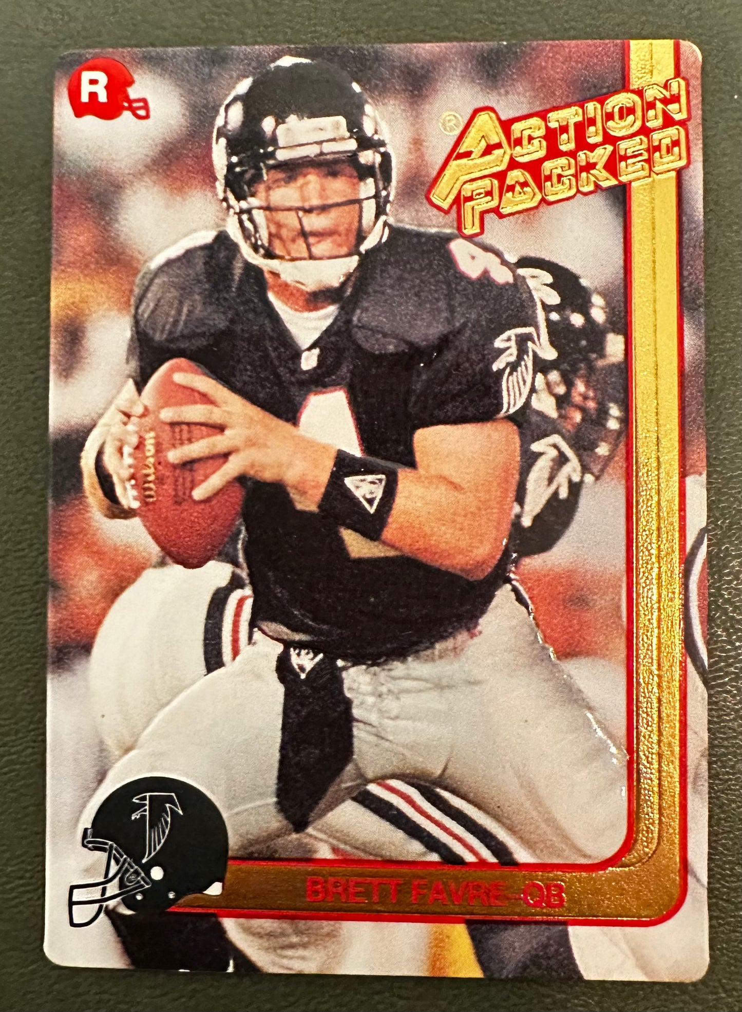 Brett Favre 1991 Action Packed rookie card #21