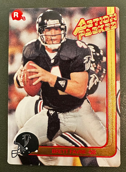 Brett Favre 1991 Action Packed rookie card #21