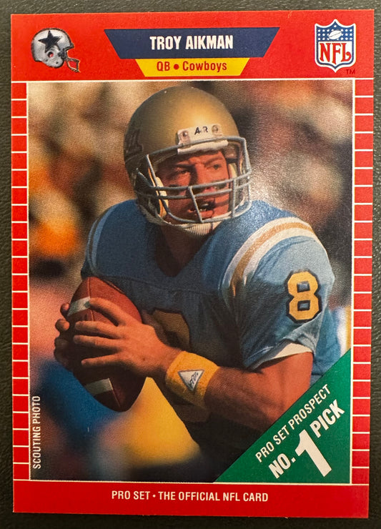 Pro Set 1989 Brett Favre rookie card #490